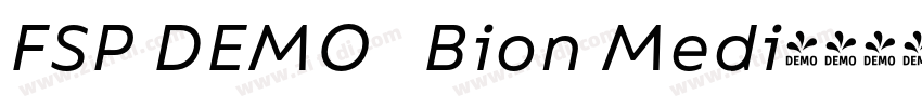 FSP DEMO   Bion Medi字体转换